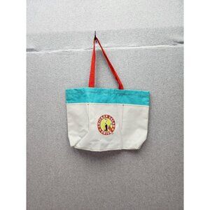Chicken Salad Chick Tote Bag With Red Handles & Logo 19" x 13"